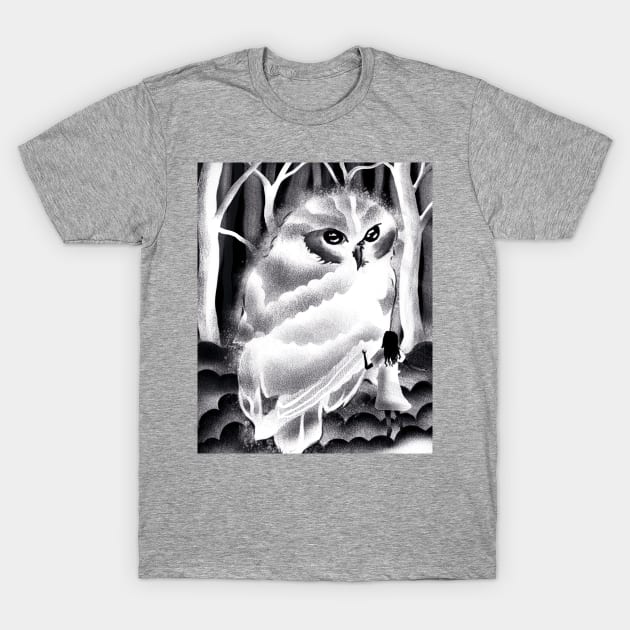 Dream Owl T-Shirt by KirmiziKoi